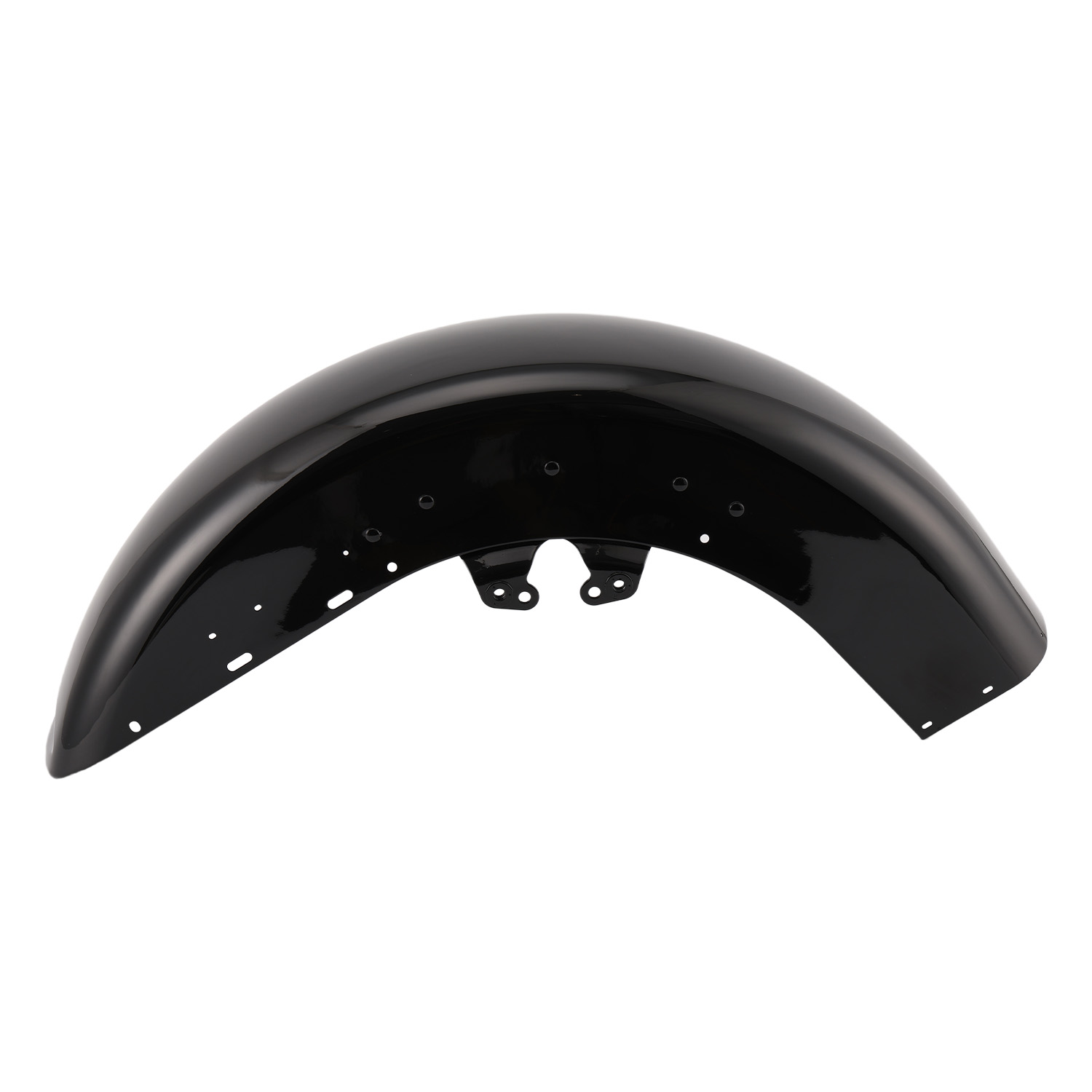 Vivid Black Front Fender Fit For Harley Touring From 2014 photo 3