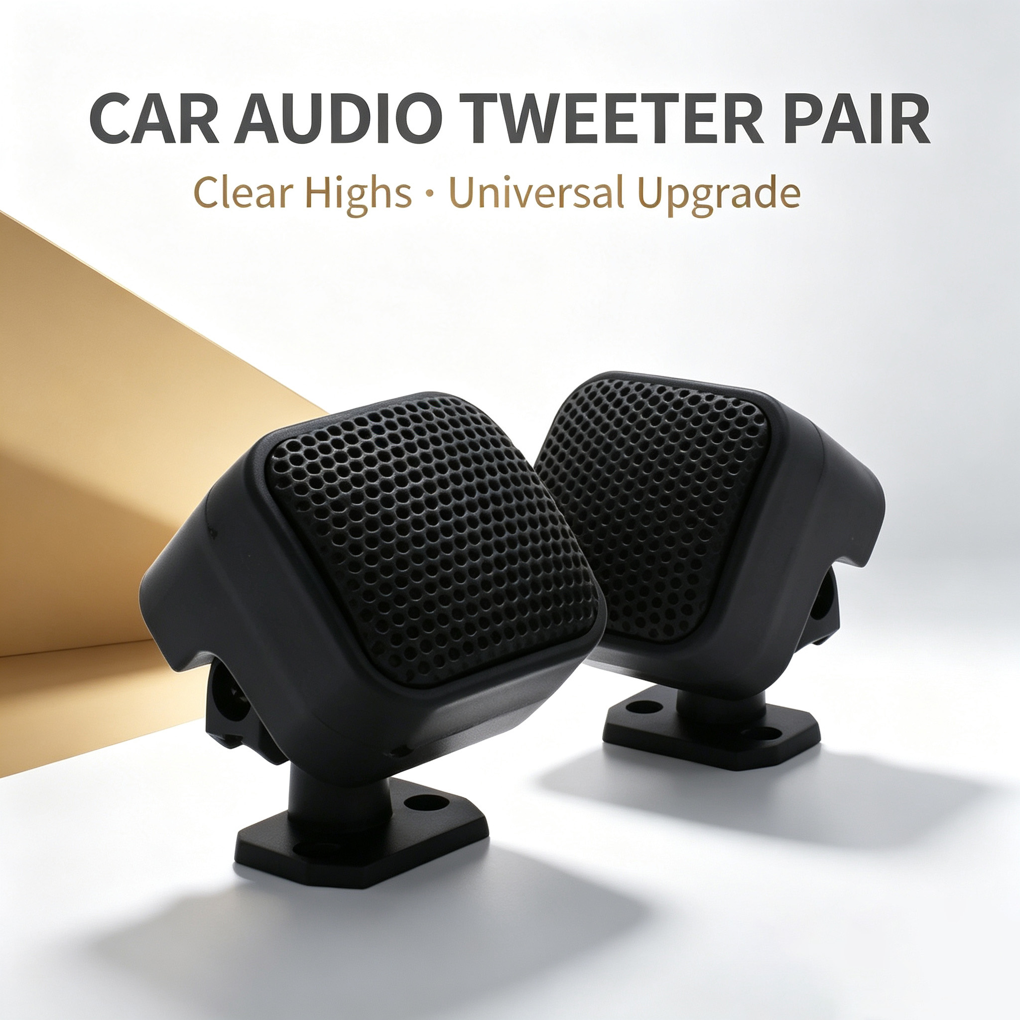 500W Car Tweeter Speaker  90db Mini Dome High Frequency Audio Tweeter For Car Audio System photo 1