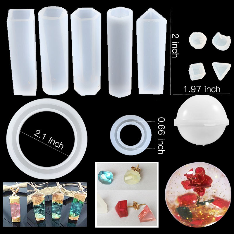 93Pcs&Set Resin Mold Epoxy Resin Mold Dropper Spoon Powder Set Kit Craft Tool photo 5