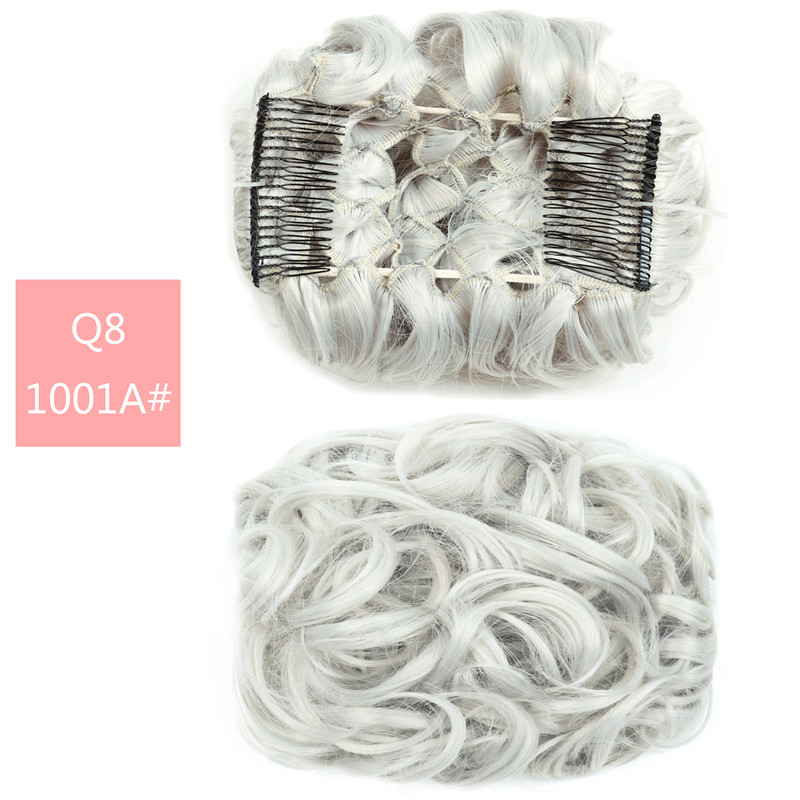 Fluffy Wig High Temperature Wire Pan Head Jewelry Insert Comb photo 5