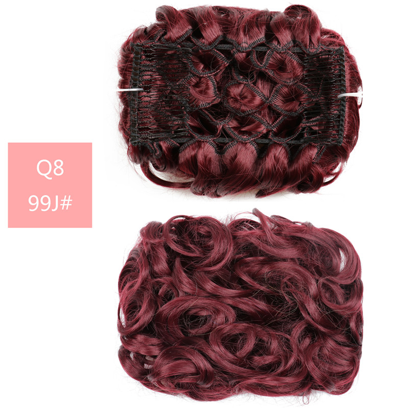 Fluffy Wig High Temperature Wire Pan Head Jewelry Insert Comb photo 8