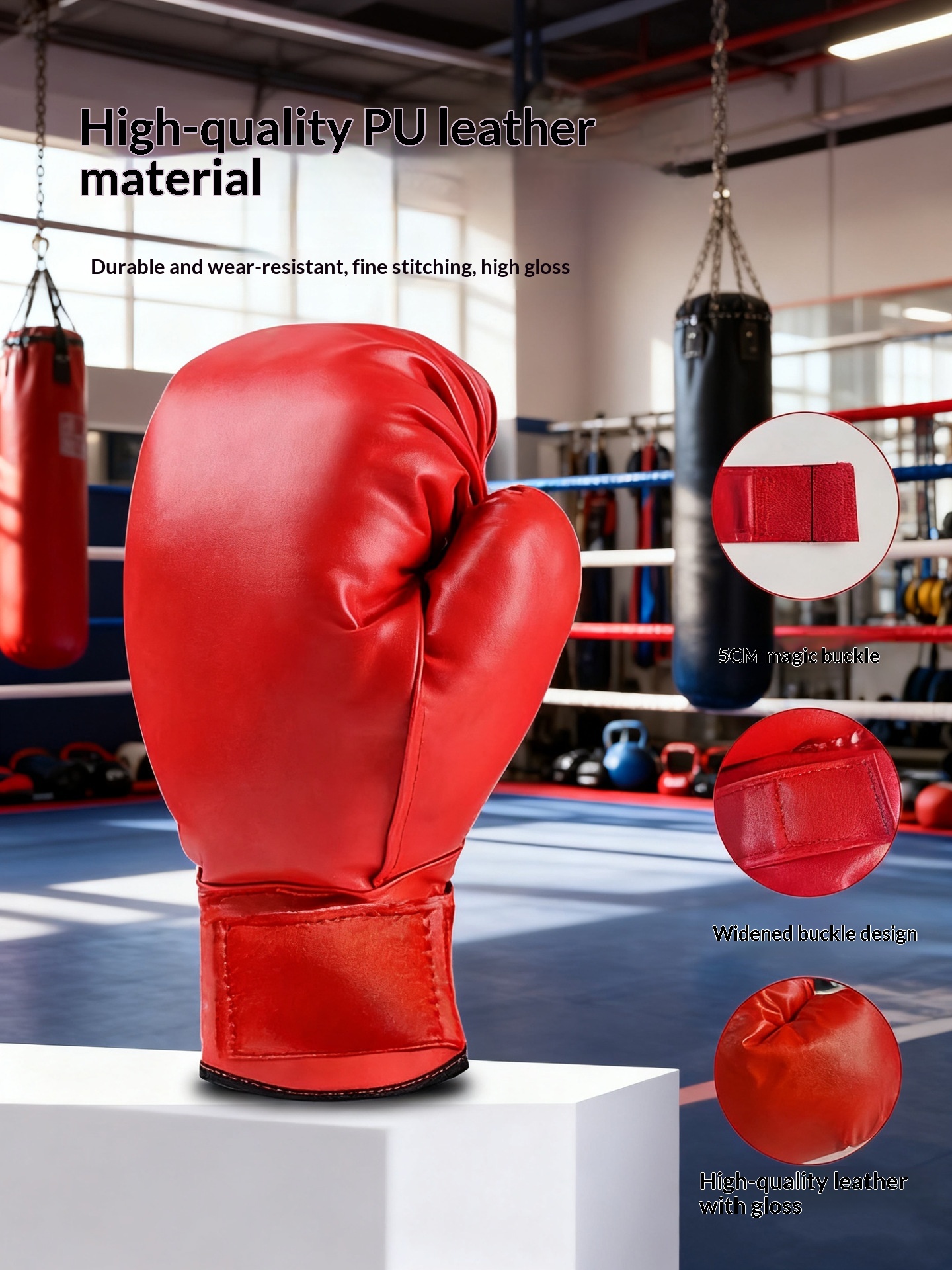 Children's Boxing Gloves, Adult Boxing Gloves, Standing Punching Bag, Kids' Sandbag Training, Shock-Absorbing, Home Use, Split-Finger Design, Boys photo 3