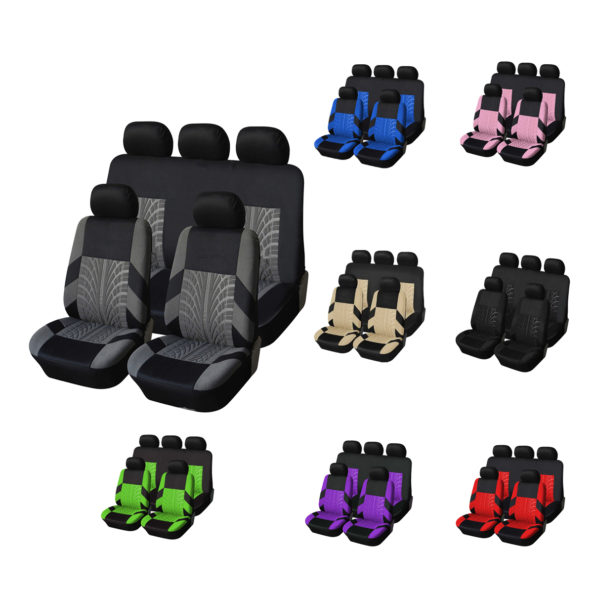 5-Seat Car Seat Cover, Classic And Timeless Design, Thin 2mm Thickness, Suitable For All Seasons photo 1