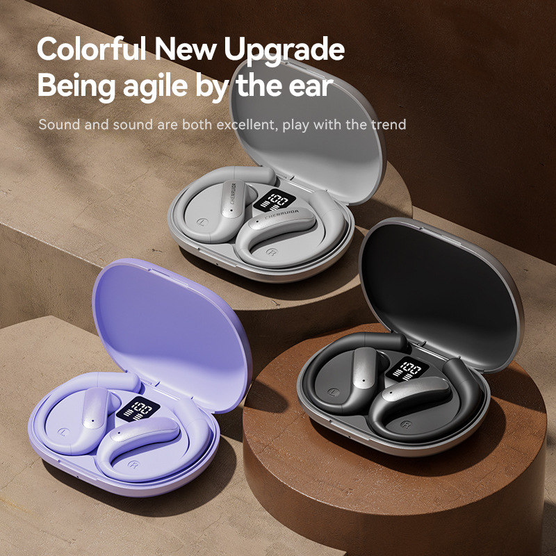 Cross Border Explosion M127 Long Range Hanging Earphone Private Model High Color Value Low Latency Wireless Bluetooth Headphones Wholesale photo 1
