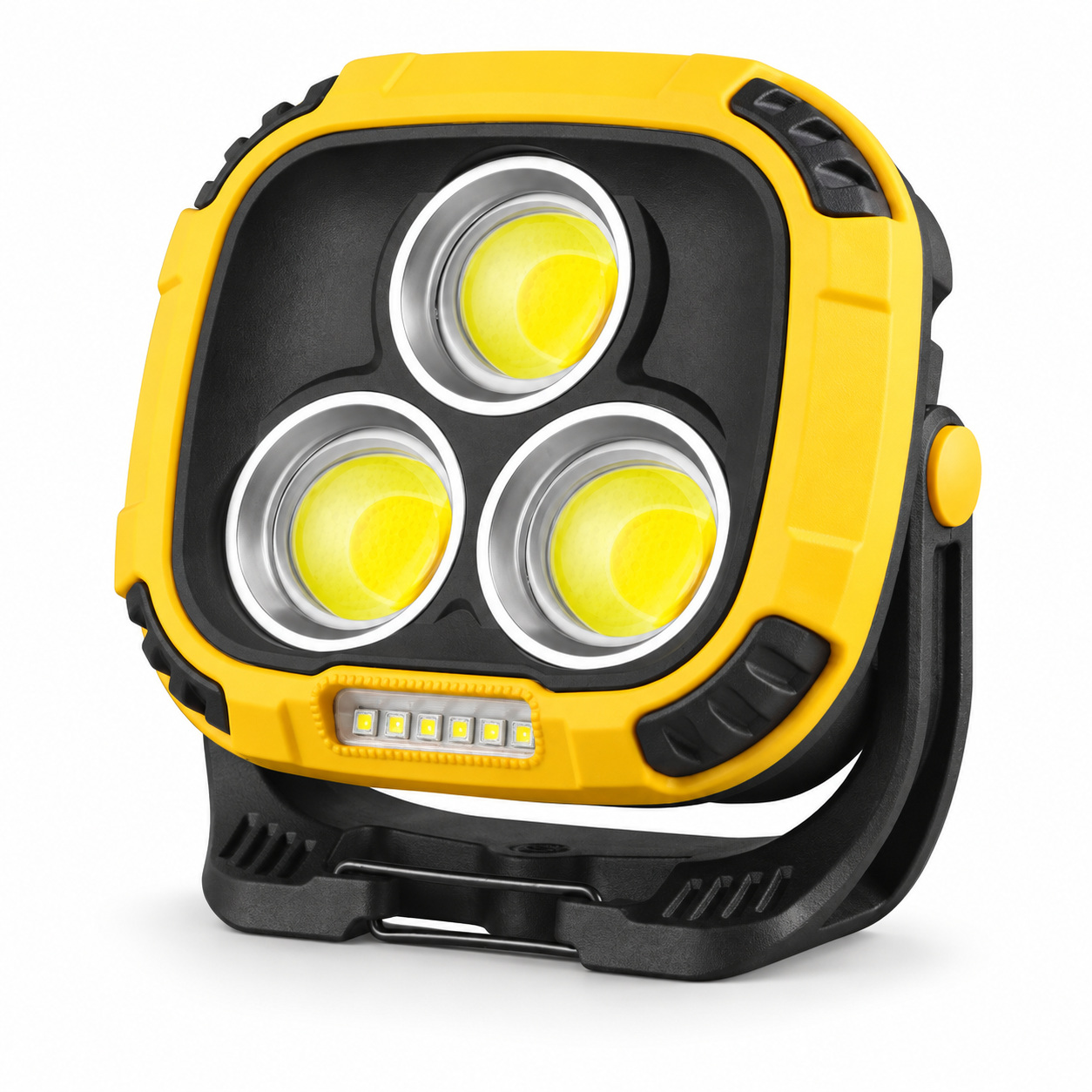 Rechargeable Magnetic Battery Display Type C LED Work Light Base Hanging W891 2 Hook Flood photo 1