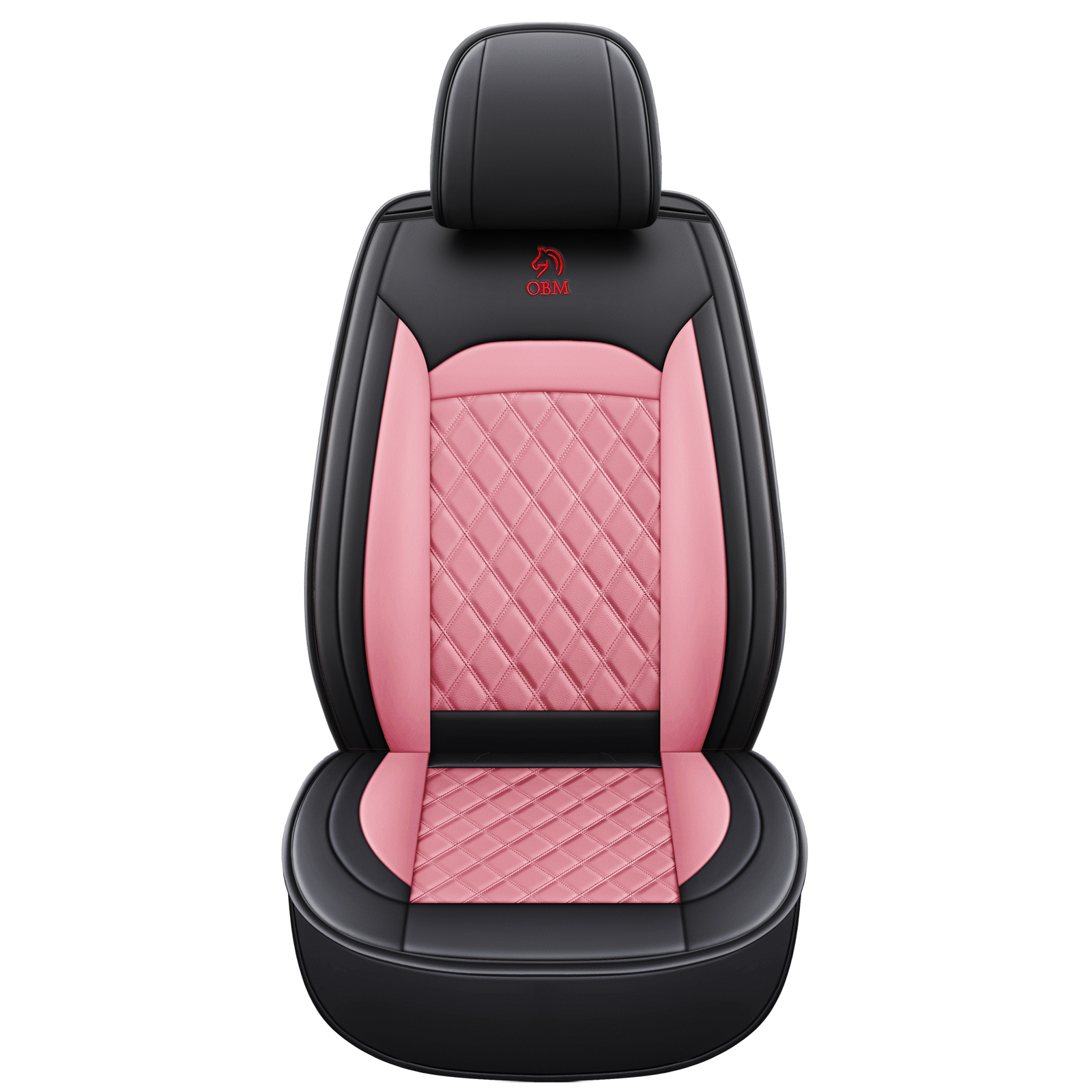 Diamond-pattern Full-coverage Car Seat Covers Lo Go Customizable photo 3