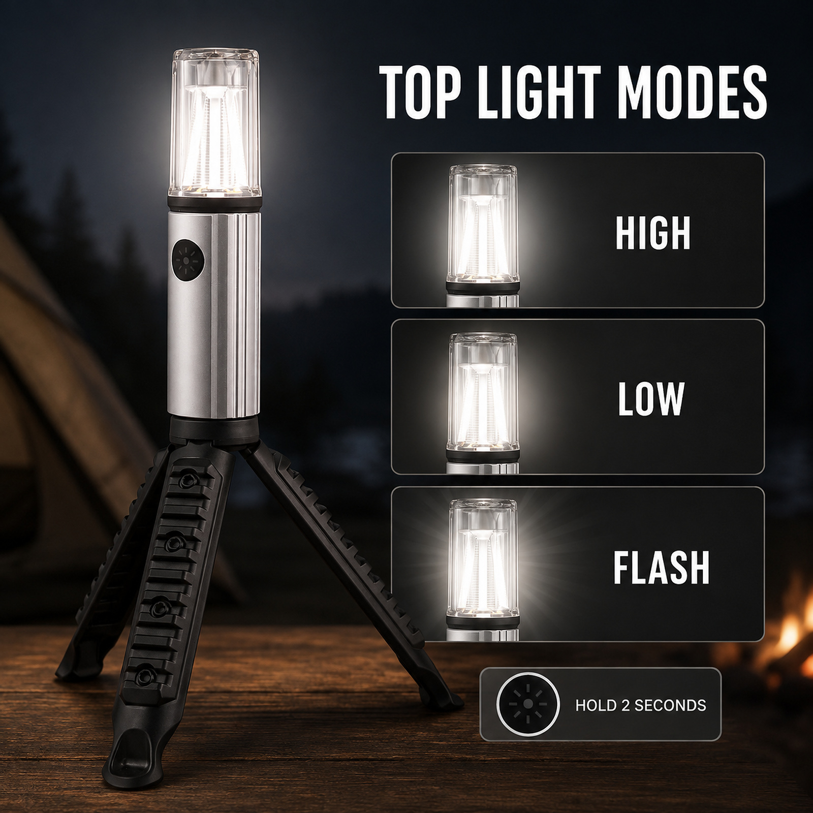 D46 Portable Flashlight Type C For Emergency Outdoor Work Factory Supply 8 Hour Runtime LED photo 5
