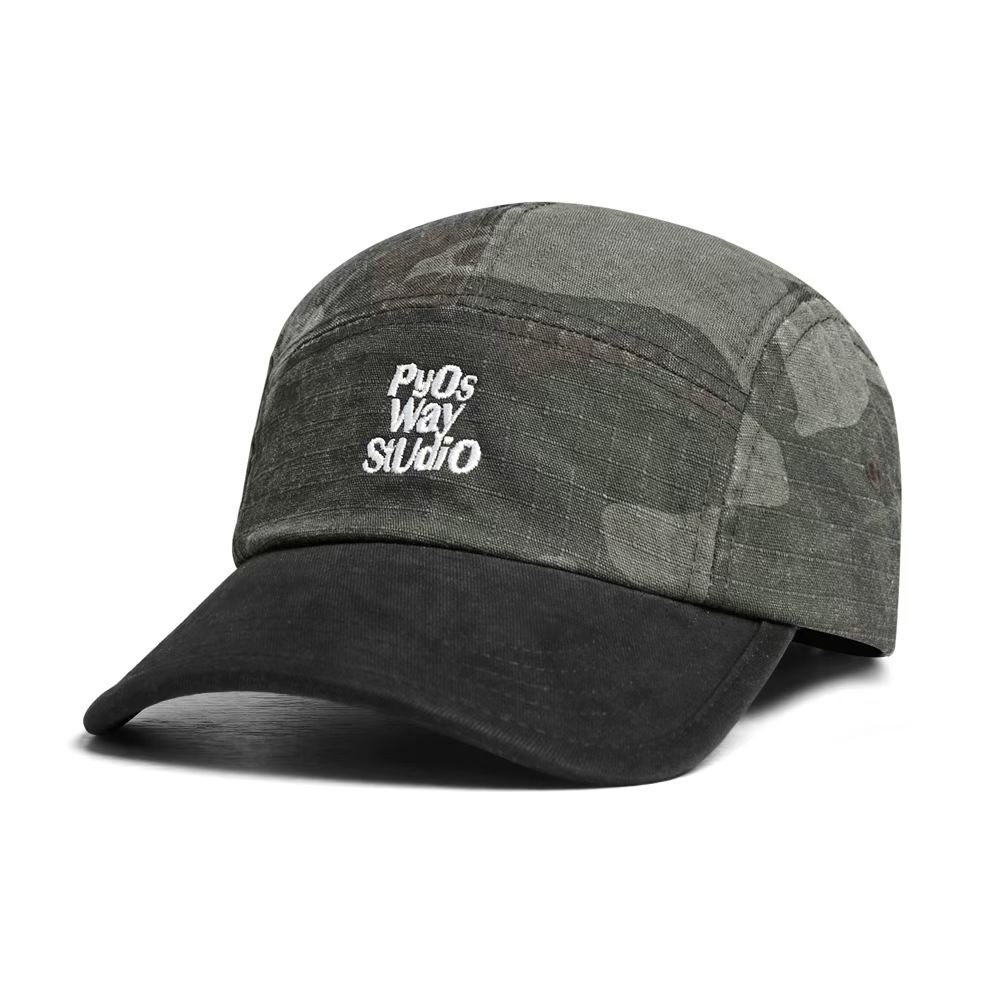 Cross-border Fashion Retro Washed Patchwork Letter Baseball Cap, Ideal For Daily Casual Wear And Versatile Styling, With A Curved Brim And Earflap photo 2