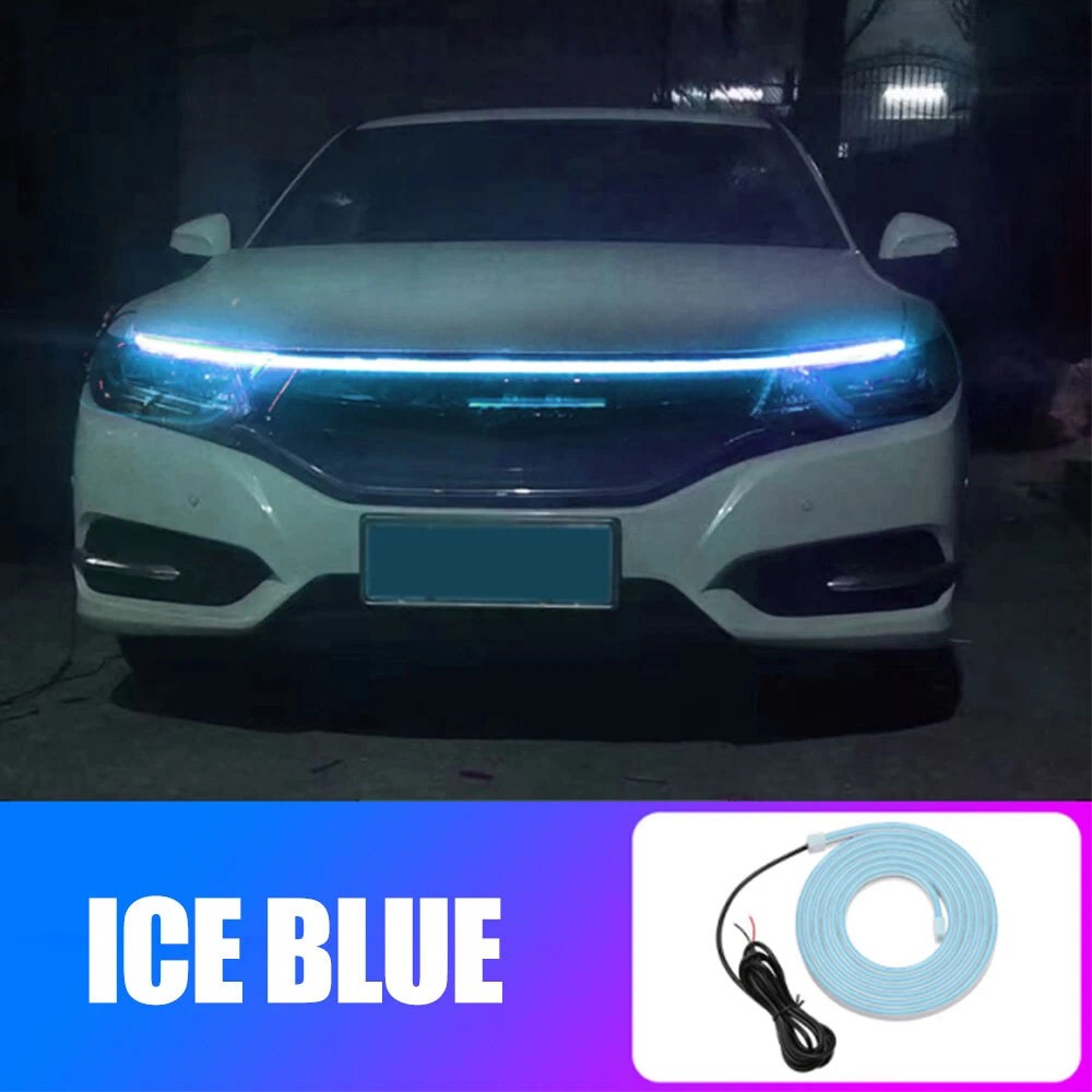 180cm 12V Car Waterproof Front Hood LED Daytime Running Decorative Flexible Light Strip For Car, Truck, SUV photo 5
