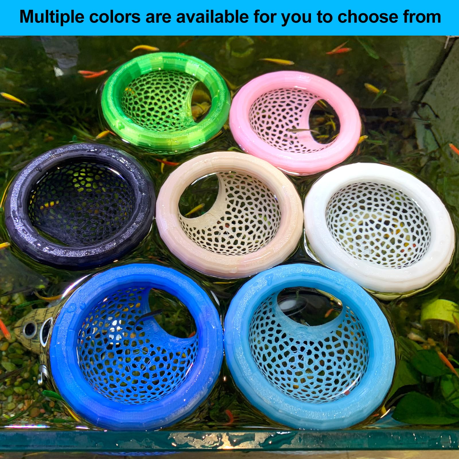 2pcs White Floating Betta Fish Hammock Bed,Beta Hide Cave And Resting Spot,Fish Tank Accessories Decor Toy,Betta Fish Feeding Ring For Aquarium,Shrimp Betta Log Bed-1pcs Big And 1pcs Small photo 7