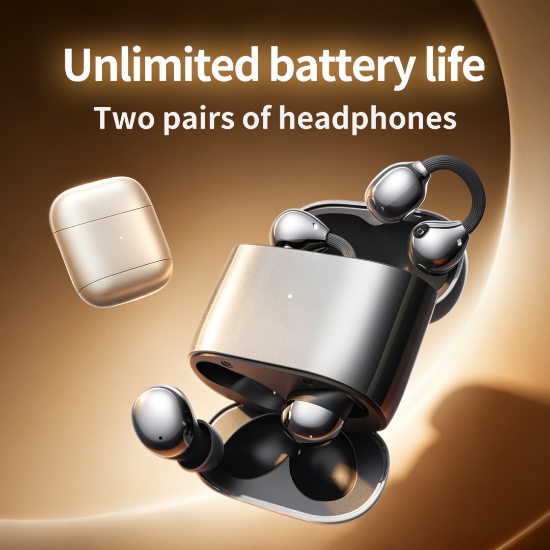 2026 New M176 4-in-1 Earphone Ecommerce Explosive High-Quality Low-Latency Wireless Bluetooth Headphones photo 3
