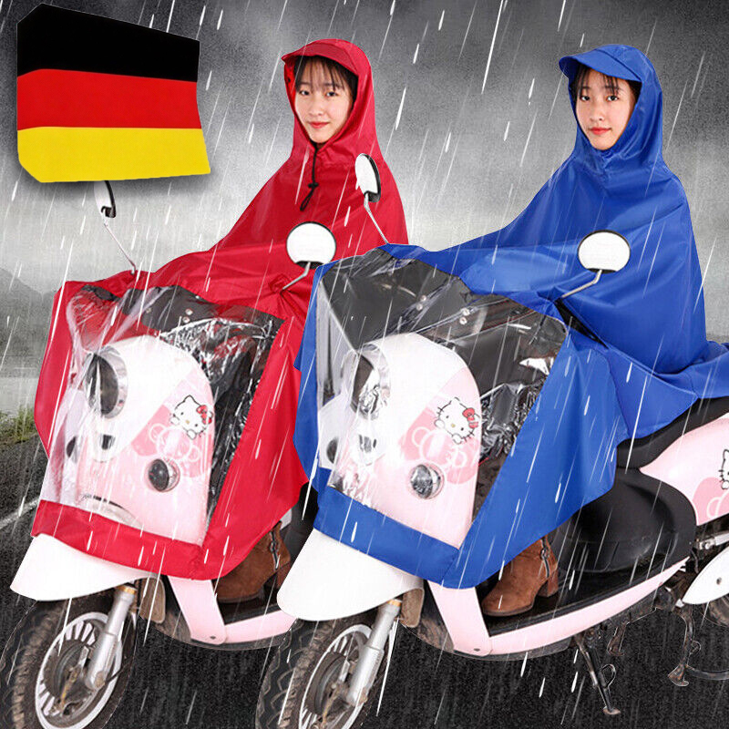 Universeller Wasserdichter Regenmantel Fr Elektromobile, Kapuzenponcho photo 4