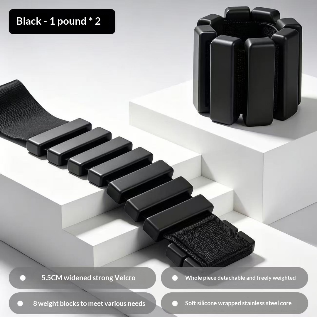 Fitness Silicone Weight-bearing Wristband, Multifunctional Detachable Sandbag Foot Ring, Home Yoga Fitness Resistance Arm Wristband photo 6