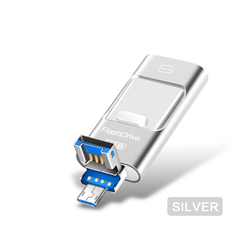 Universal Three-in-one USB Drive For Mobile Phone And Computer photo 2