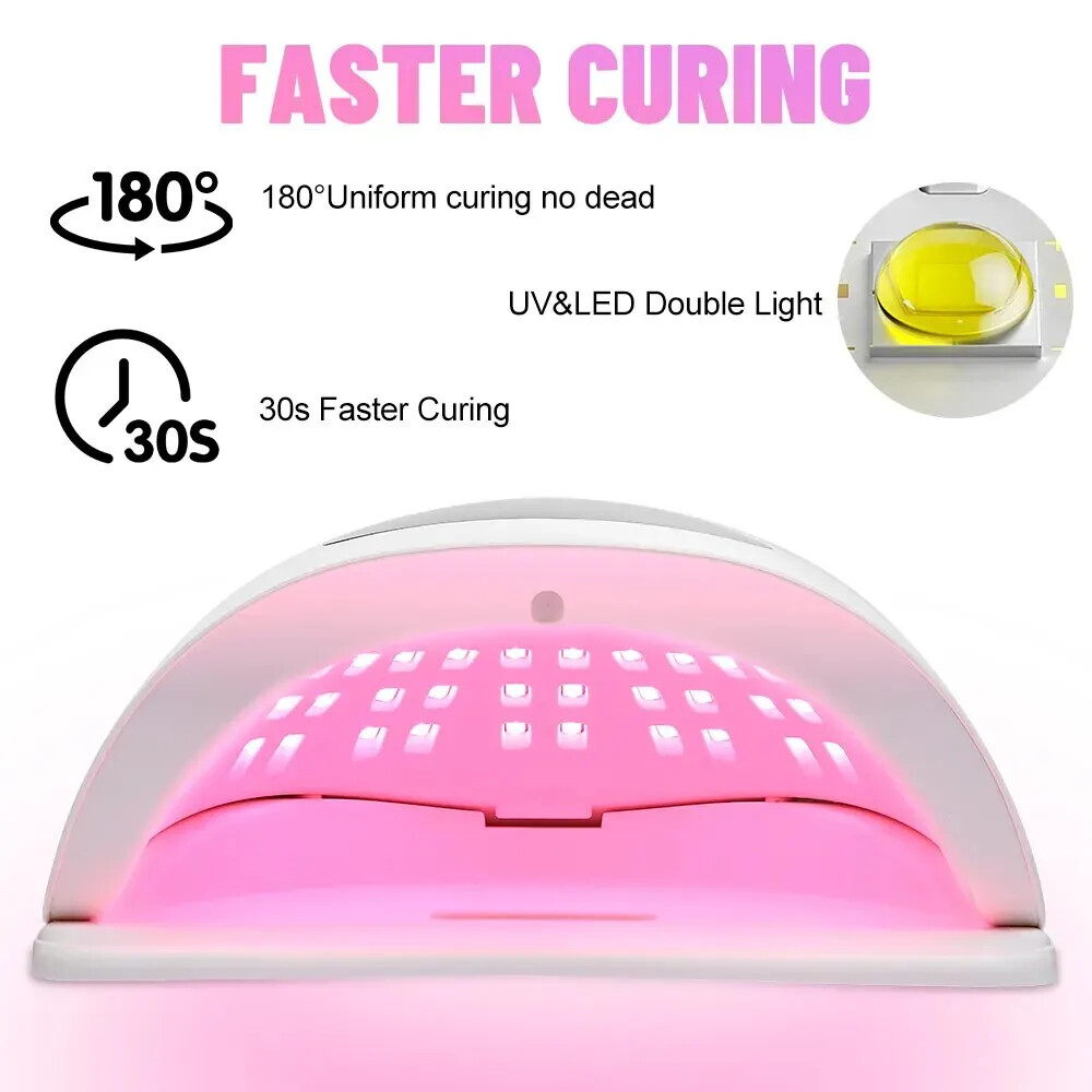 320W SUN X16 MAX Manicure Curing Machine UV LED Light Nail Gel Polish Dryer Lamp photo 4