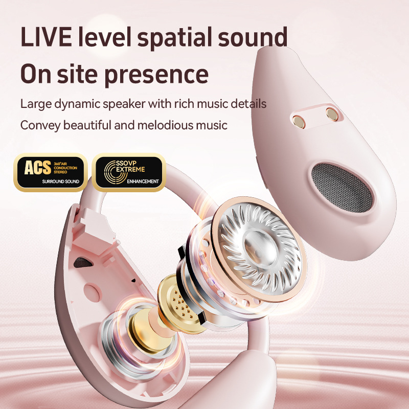 M95 New Creative Electroplated OWS Bluetooth Headphones Earpiece High Quality Ultra Long Life Wireless Bluetooth Headphones photo 4