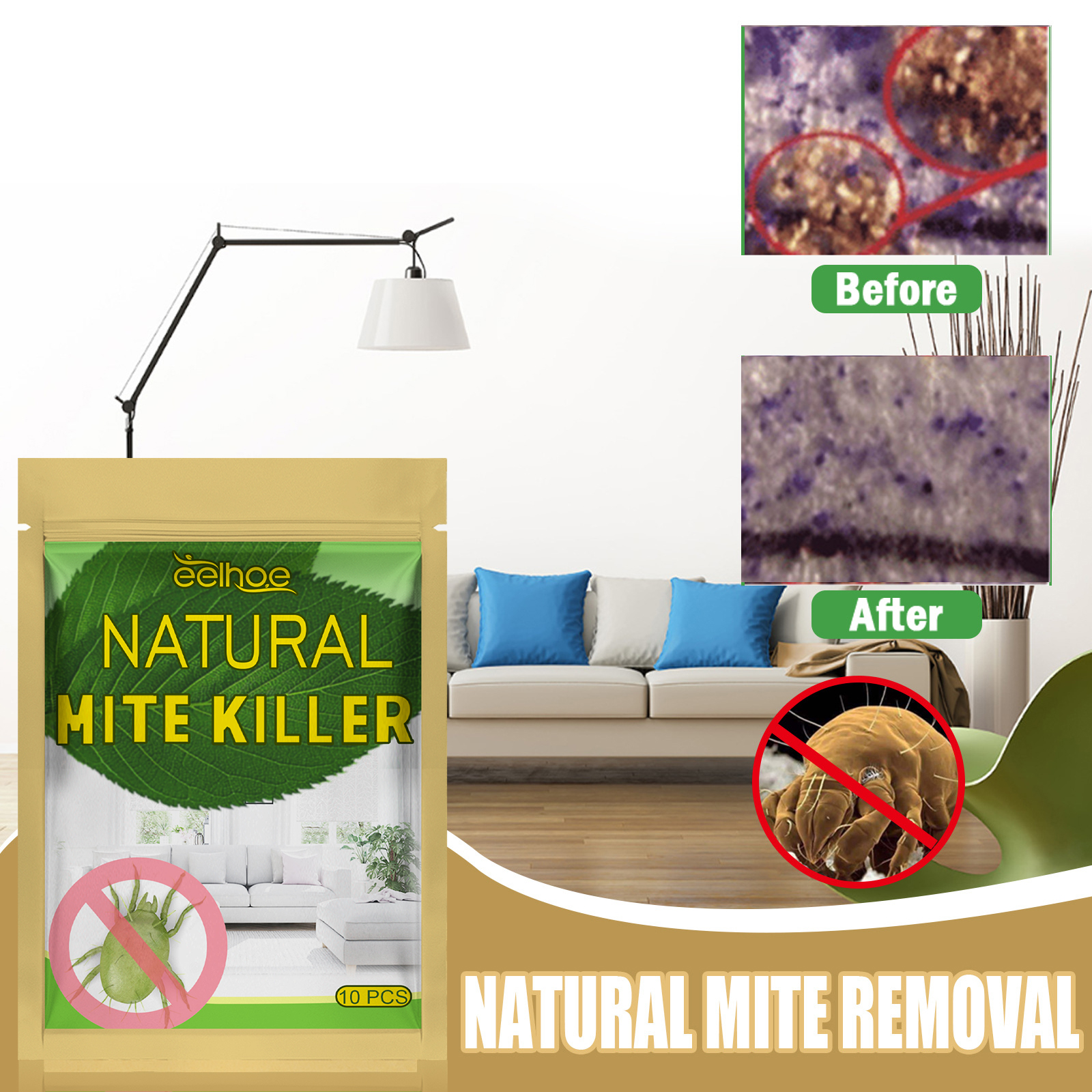 Natural Mite Removal Bag 10pcs-bag photo 4