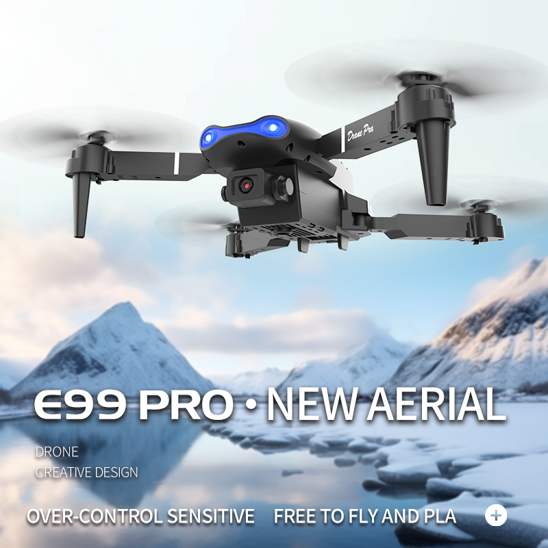 E99Pro - Dual Camera - Dual Electric Drone--biack photo 4