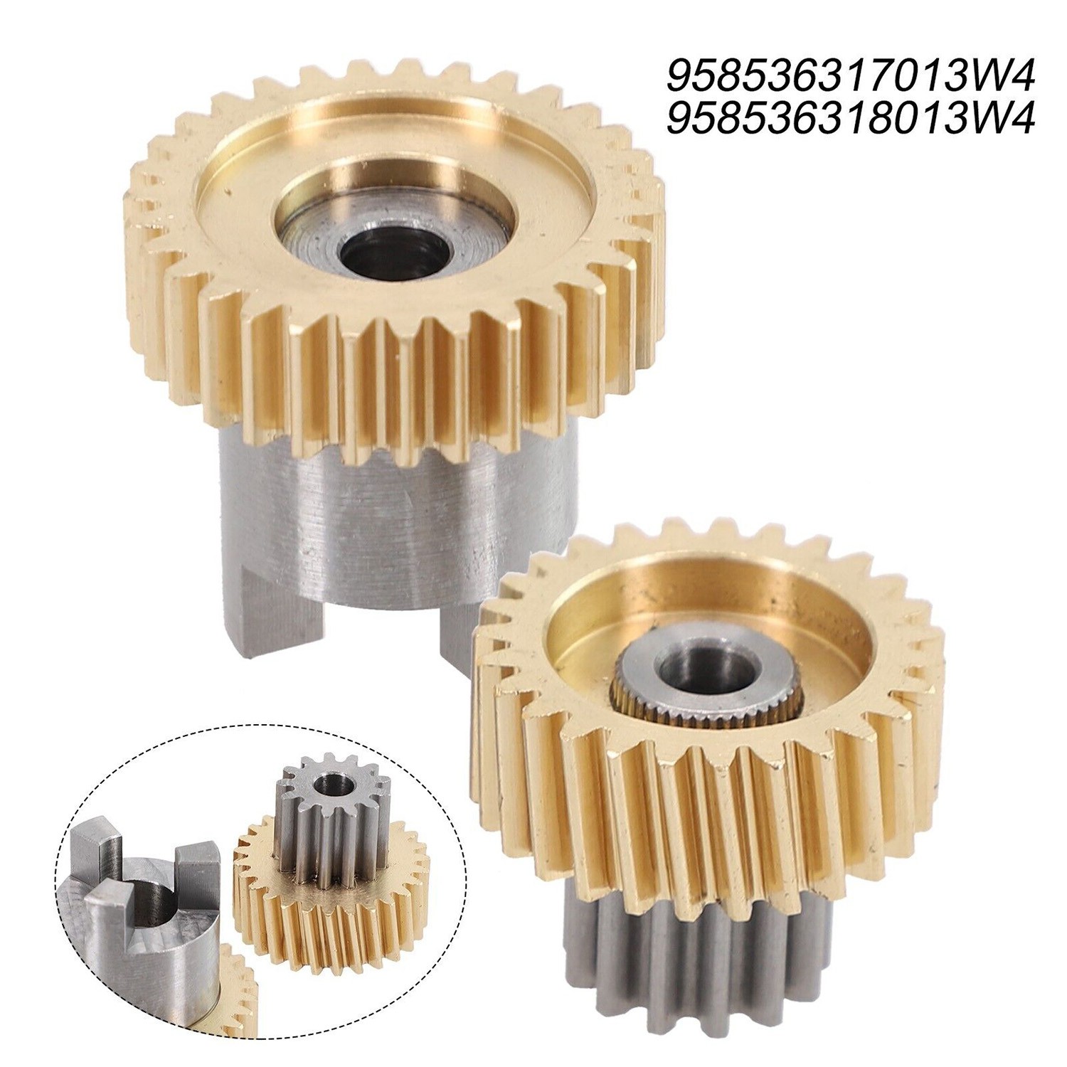 2pcs Window Sunshade Lift Curtain Motor Internal Gear For 11-17 Porsche Cayenne photo 7