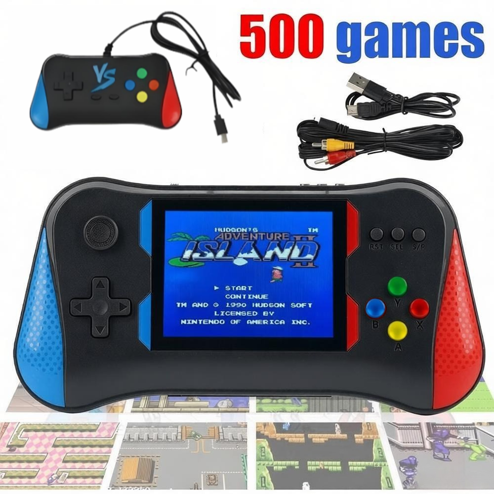 3.5'' 500 Classic Games Handheld Retro Video Game Console Player For Kids Adults photo 8