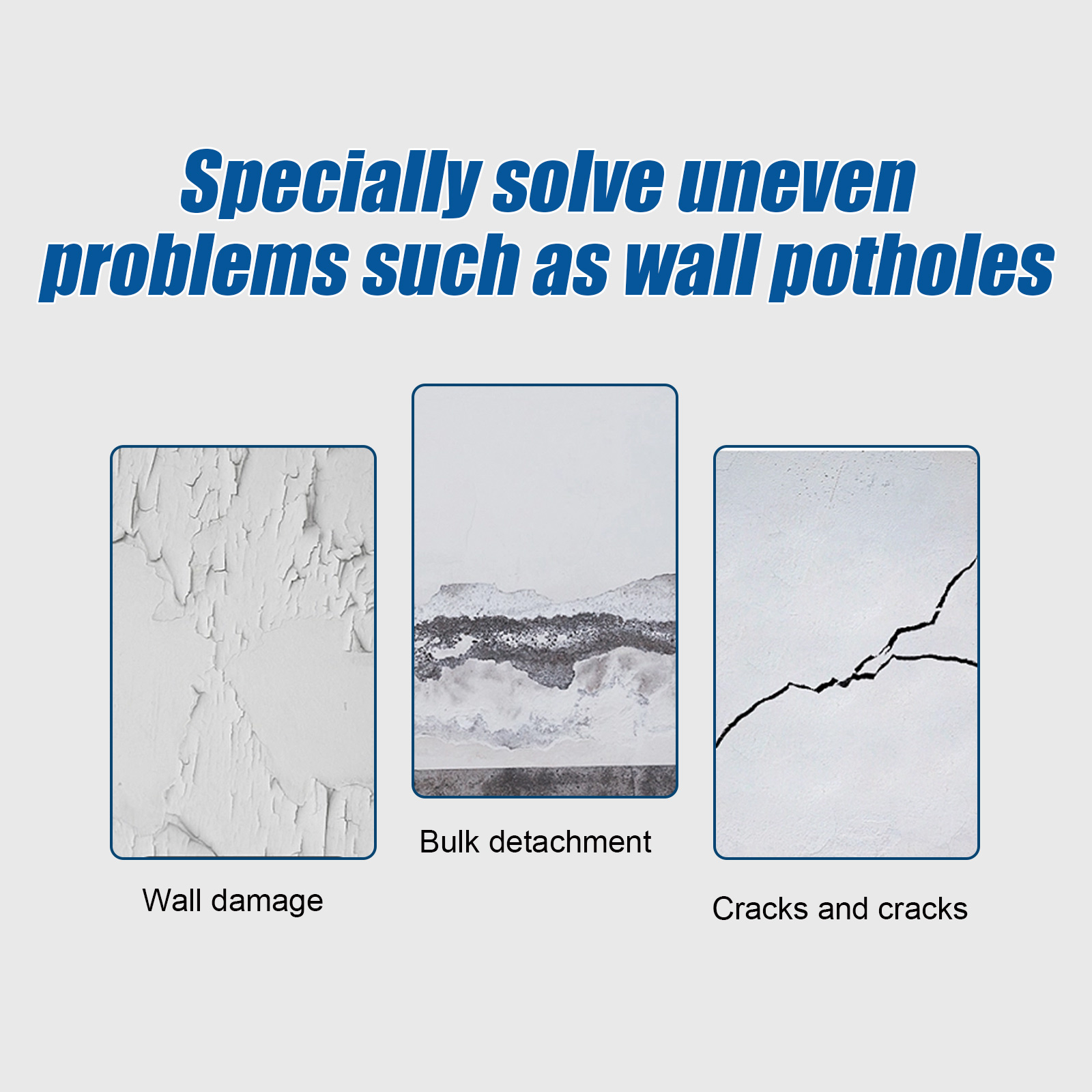 Jue-Fish Wall Repair Roller Brush, White Paint Renovation, Moisture And Crack Prevention, Graffiti Cover Repair Wall Paint photo 4
