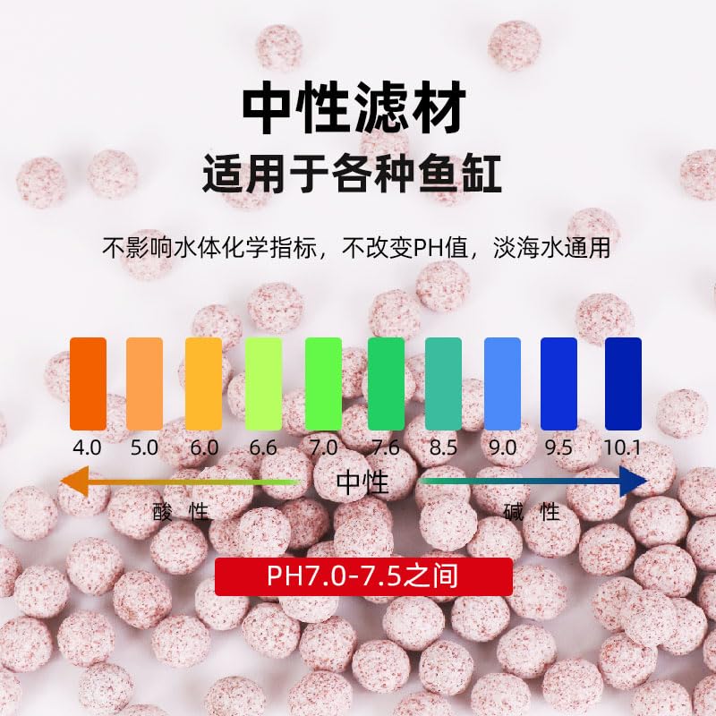 Bio Balls For Aquarium Filter Media Pond Filter Material Ceramic Ring Aquarium For Fish Tank Media Bags Hollow Material Accessories photo 5