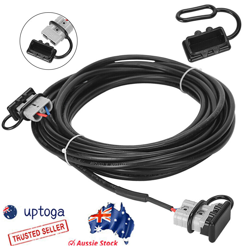 10m 50Amp Anderson Style Plug Extension Lead 6mm Double Adaptor Automotive Cable photo 4
