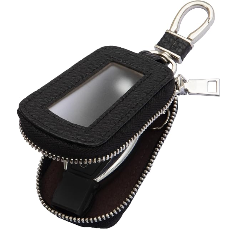 Premium Leather Key Fob Case - Universal Car Key Holder photo 1