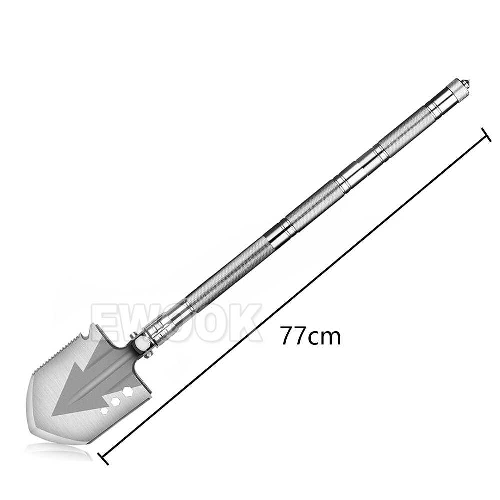 Camping Shovel Folding Outdoor Survival Tools Multifunction Hiking Military photo 7