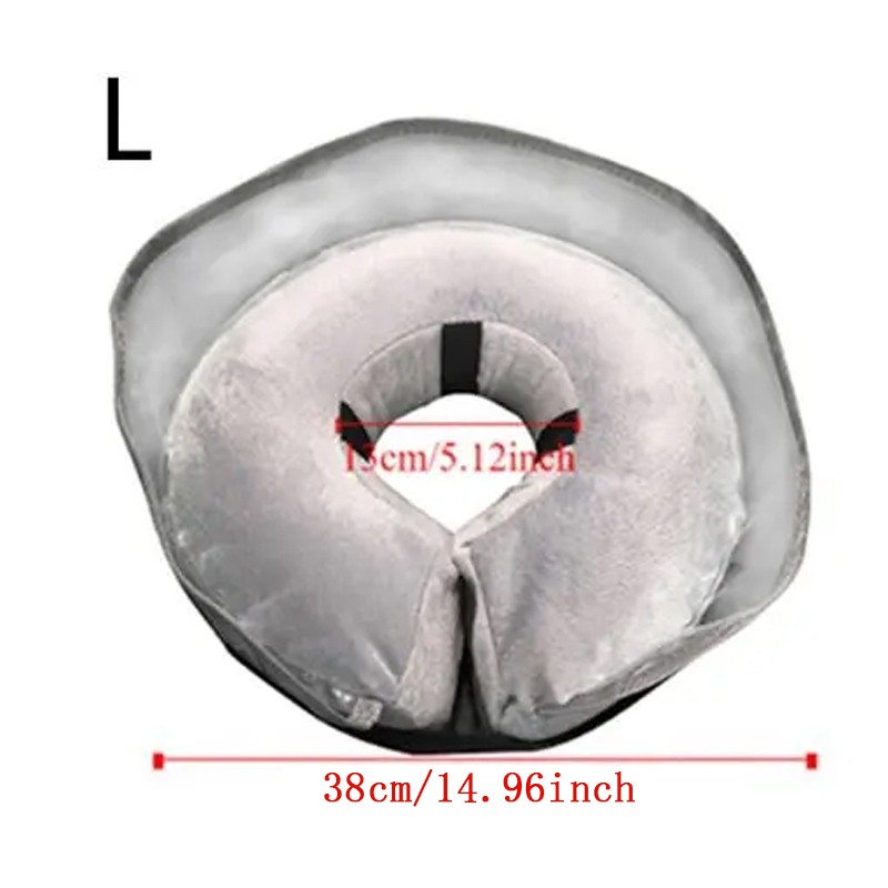 Inflatable Dog Cone Collar Soft After Surgery ALterna Tive Meff-Mluk photo 2