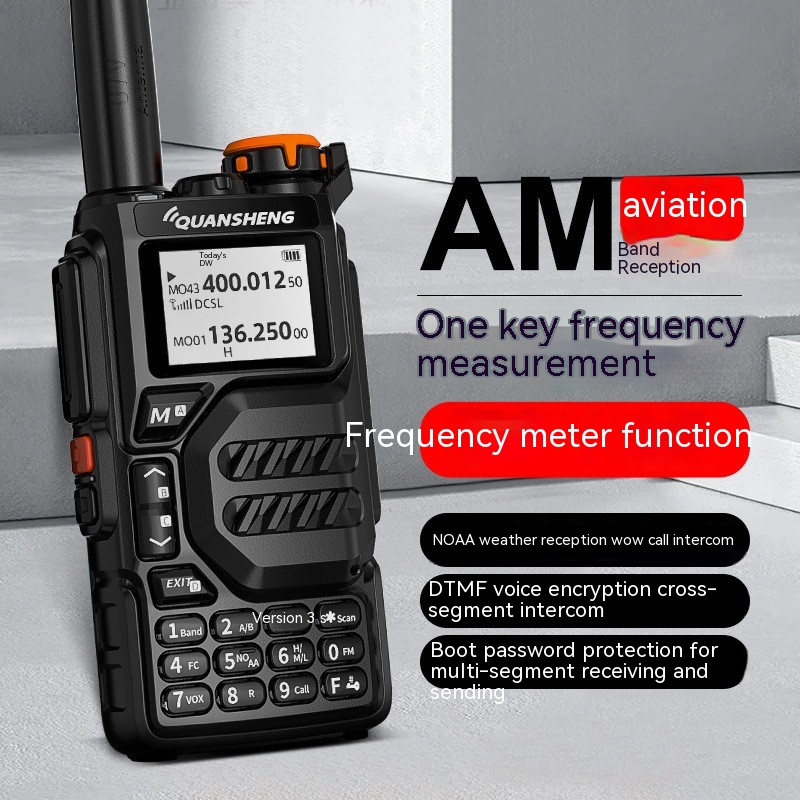 Walkie-Talkie Lithium Battery Frequency Outdoor Self-driving Multi-band photo 1