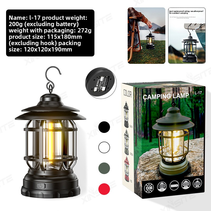 Camping Light, Ambient Light, Flame Camping Lamp, Tent Retro Hurricane Lamp photo 4