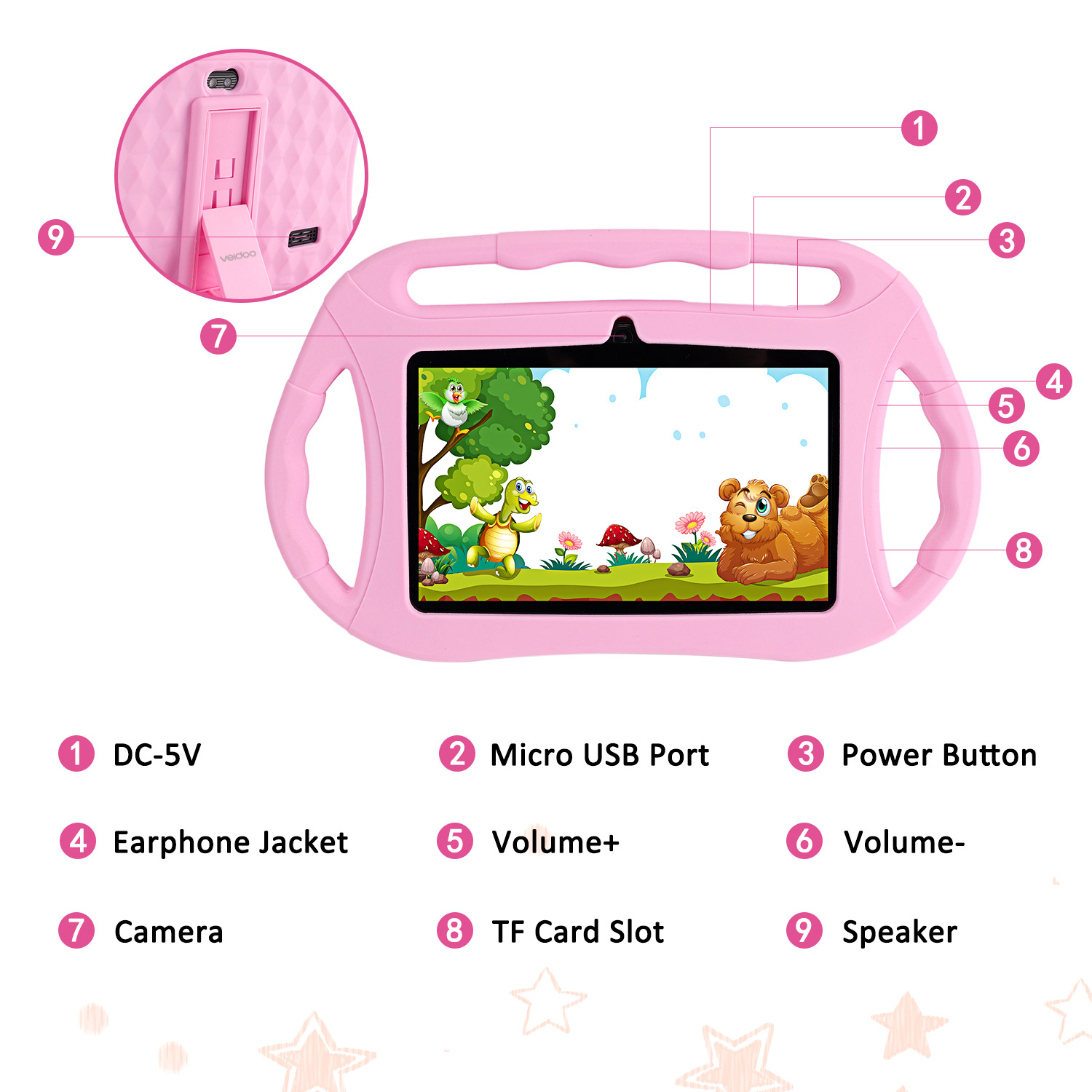 7 Inch Children's Tablet Pc Smart Tutoring Machine photo 8