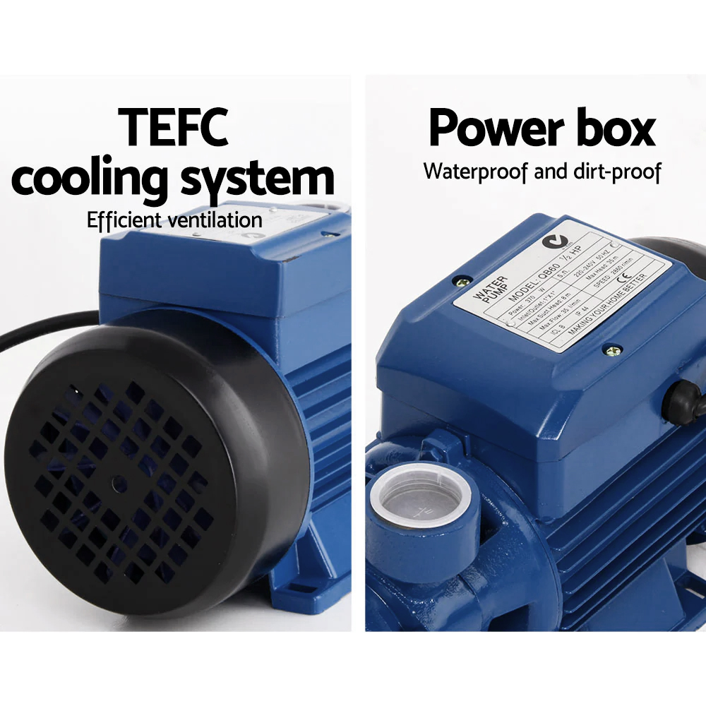 QB60 Peripheral Water Pump For Garden Boiler Car Wash Auto Irrigation House photo 5