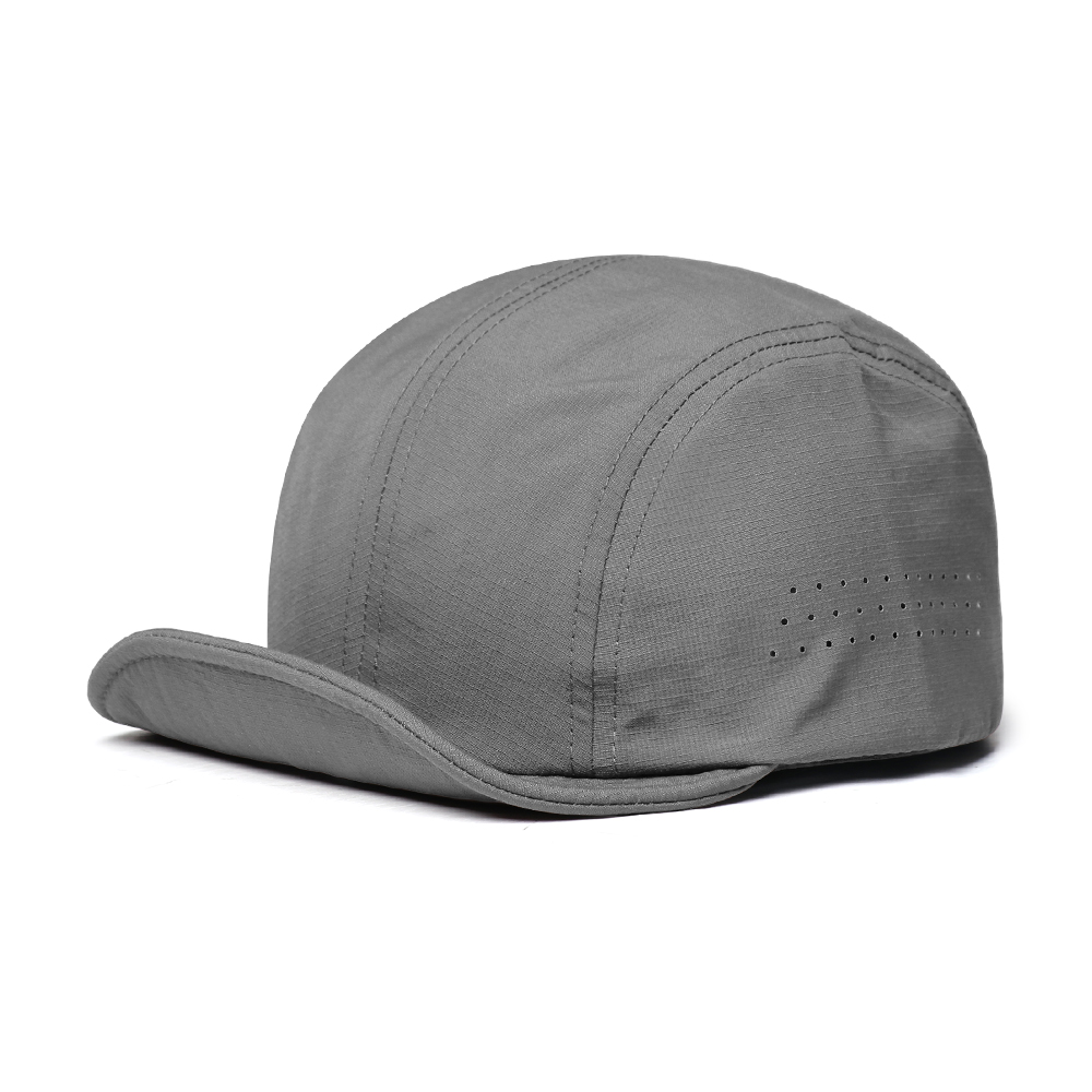 Summer Men's And Women's Solid-color Soft-brim Short-awning Side-hole Simple Casual Style Baseball Cap, Suitable For Daily Outdoor Activities photo 2