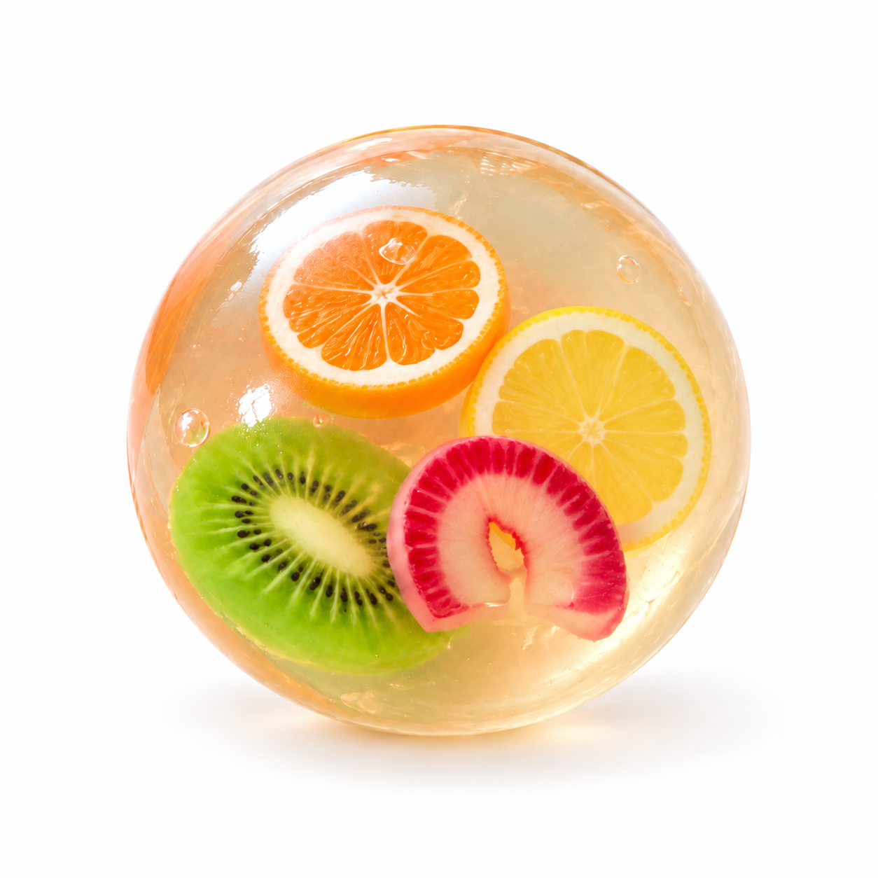 Coconut Oil Squishy, Slow Rising Stress Ball With Kiwi Inside Slow Rising Ball, Coconut Oil Filled Squeeze Toy, Soft Fidget Toy For Stress Anxiety Relief, Ideal Gift For Birthday Party photo 8