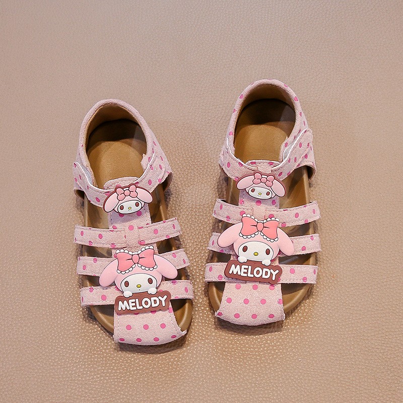 2026 Summer Baby Girls Closed-Toe Roman Sandals, Cute Bow Princess Kids Sandals photo 4