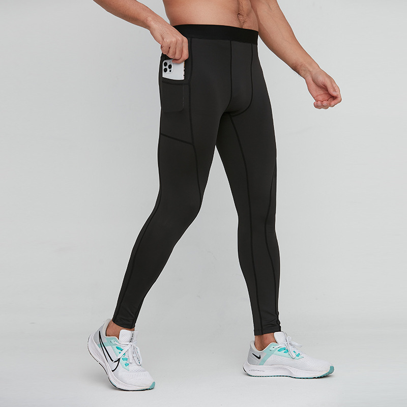 Autumn And Winter Men's Sports Leggings, High Elasticity Compression Pants, Cross-border Sports Fitness Running Training Pants photo 6