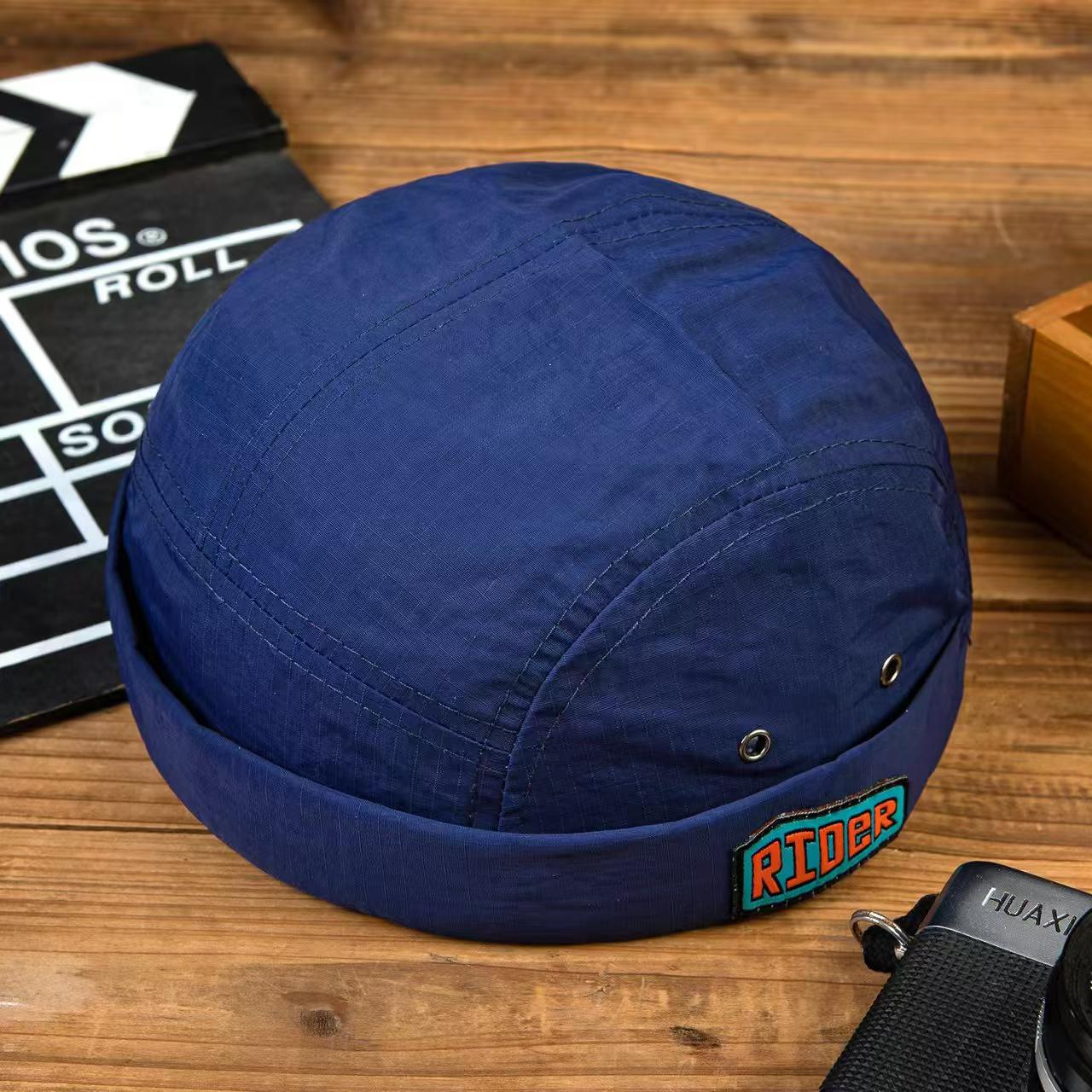 Japanese-style Thin-brimmed Straw Hat With Patch Lettering, Breathable Mesh, Casual And Versatile Hip-hop Felt Hat photo 5