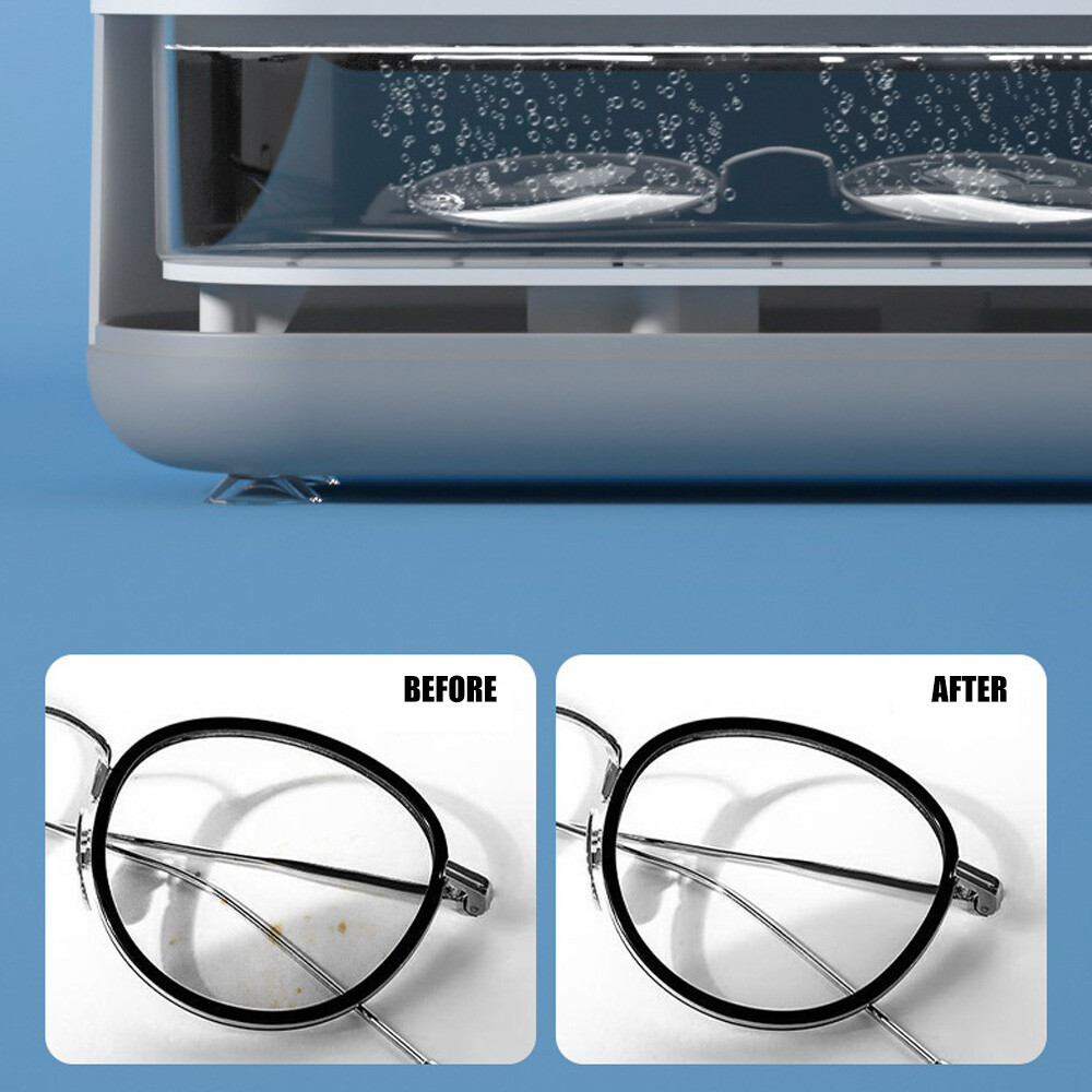 Ultrasonic Cleaner Wave Tank Glasses Watch Jewelry Cleaning Machine 300ML photo 6