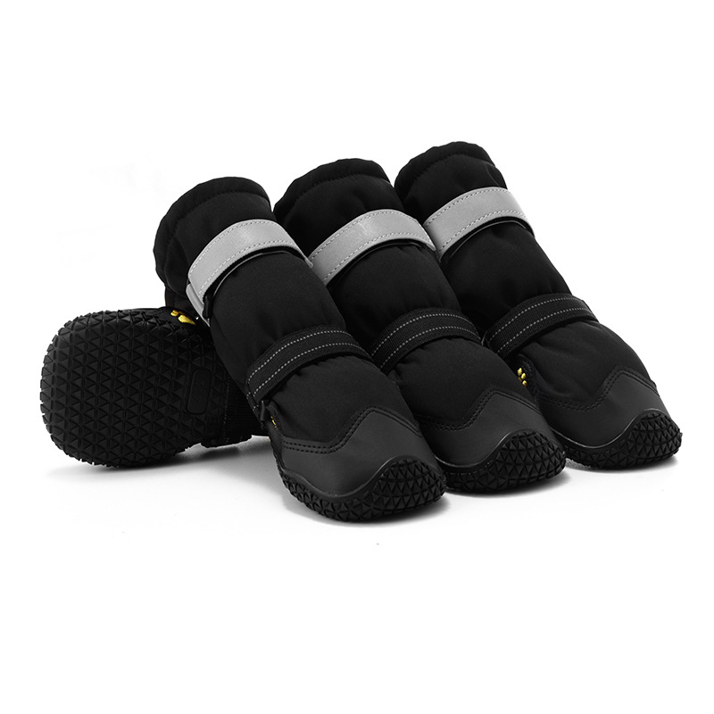 Dog Shoes For Dogs, Dog Booties For Dogs, Anti-Slip Dog Boots & Paw Protectors For Hot Pavement Winter Snow Hiking With Reflective Straps photo 7