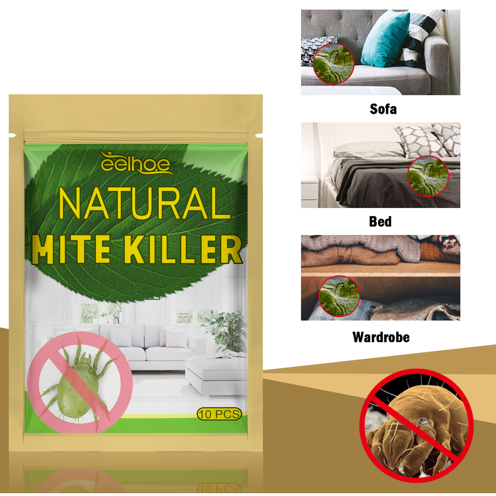 Natural Mite Removal Bag 10pcs-bag photo 5