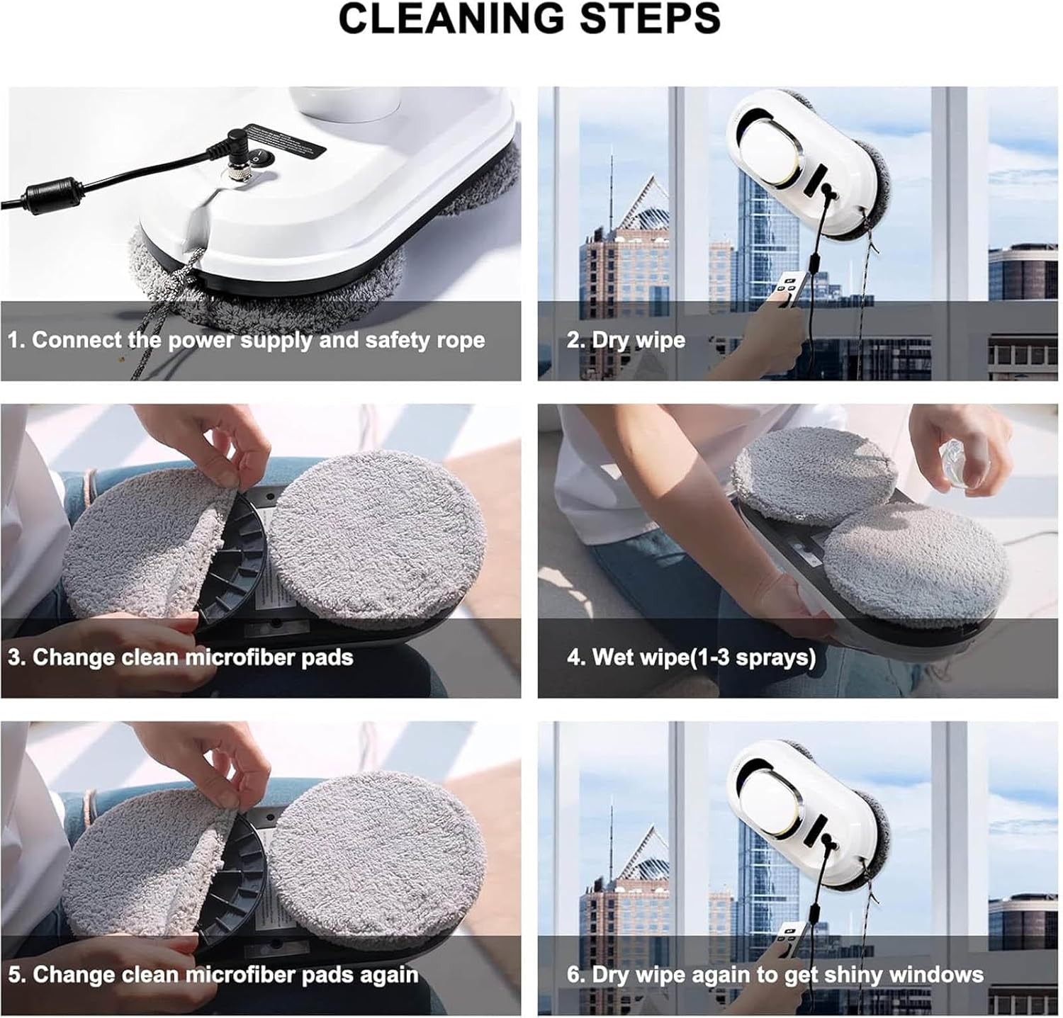 Window Cleaning Machine Intelligent Window Cleaning Robot Automatic Electric UK photo 7