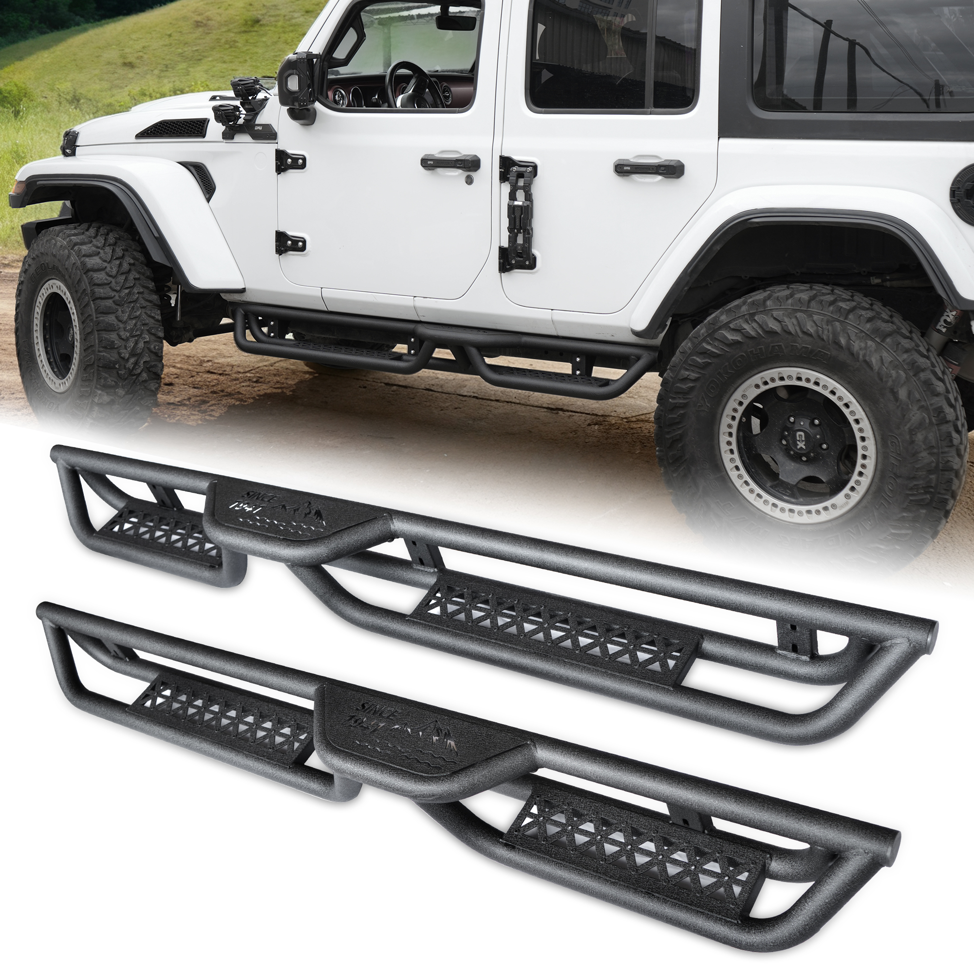 Running Boards Compatible With Wrangler JL photo 1