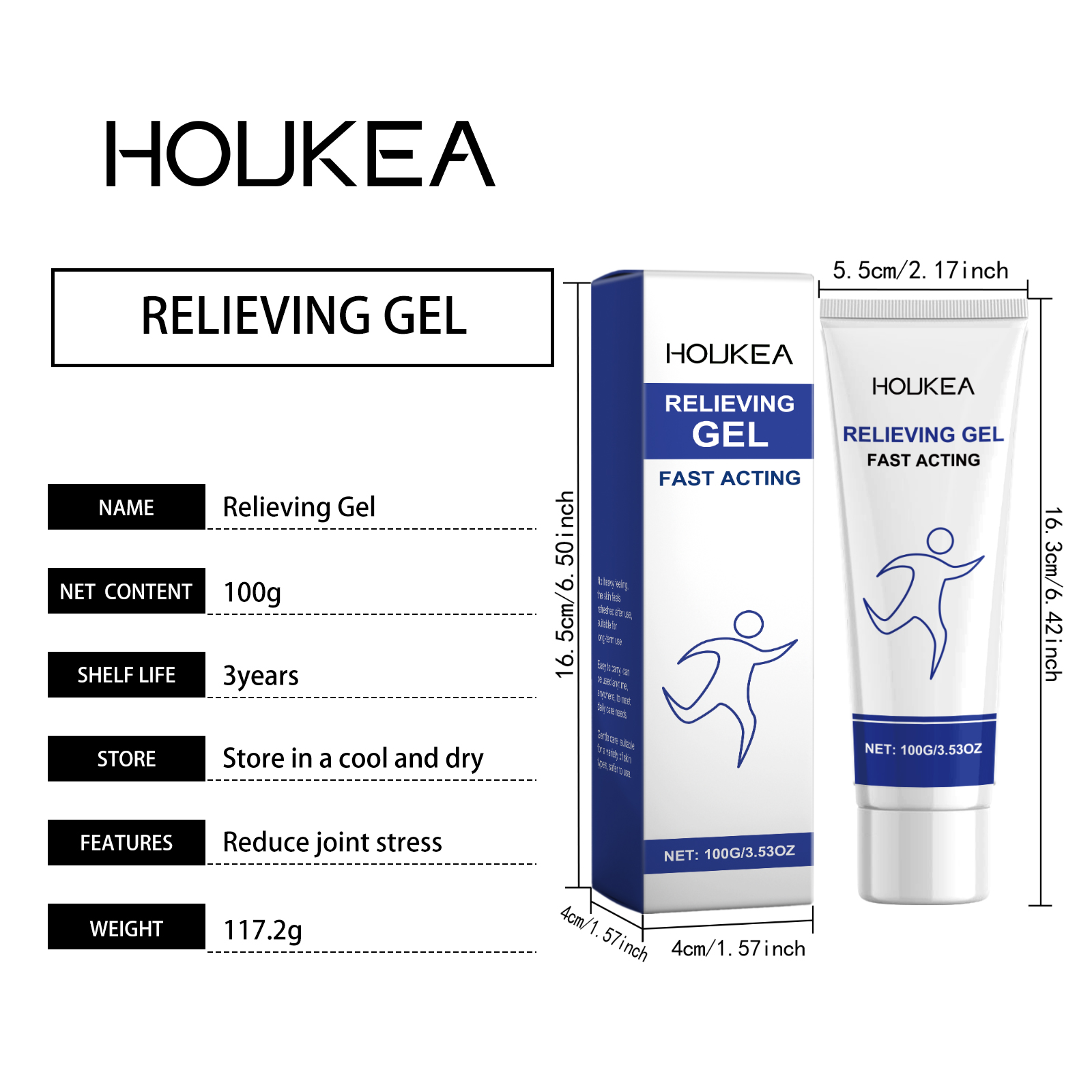 Body Joint Relaxing Gel 1 00g Box photo 5