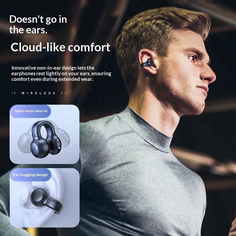 Cross Border Explosion M127 Long Range Hanging Earphone Private Model High Color Value Low Latency Wireless Bluetooth Headphones Wholesale photo 4