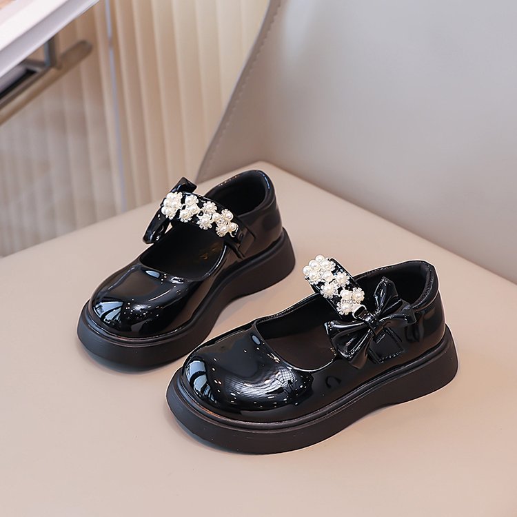 Lightweight New Design Children's Girls' Leather Shoes Summer Thins Dressy Sparkle Princess Shoes photo 4
