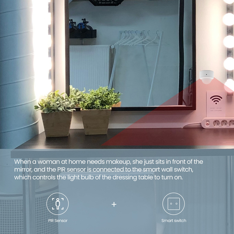 Zigbee PIR Human Body Motion Infrared Detector For Smart Home photo 4