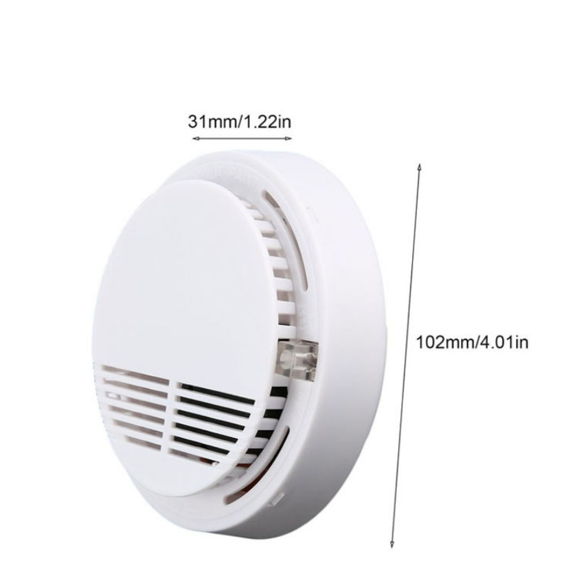 Household Rauchmelder Smoke Alarm Smoke Detector Fire Alarm Detector With 9V Battery Photoelectric Sensor Alert Warning photo 3
