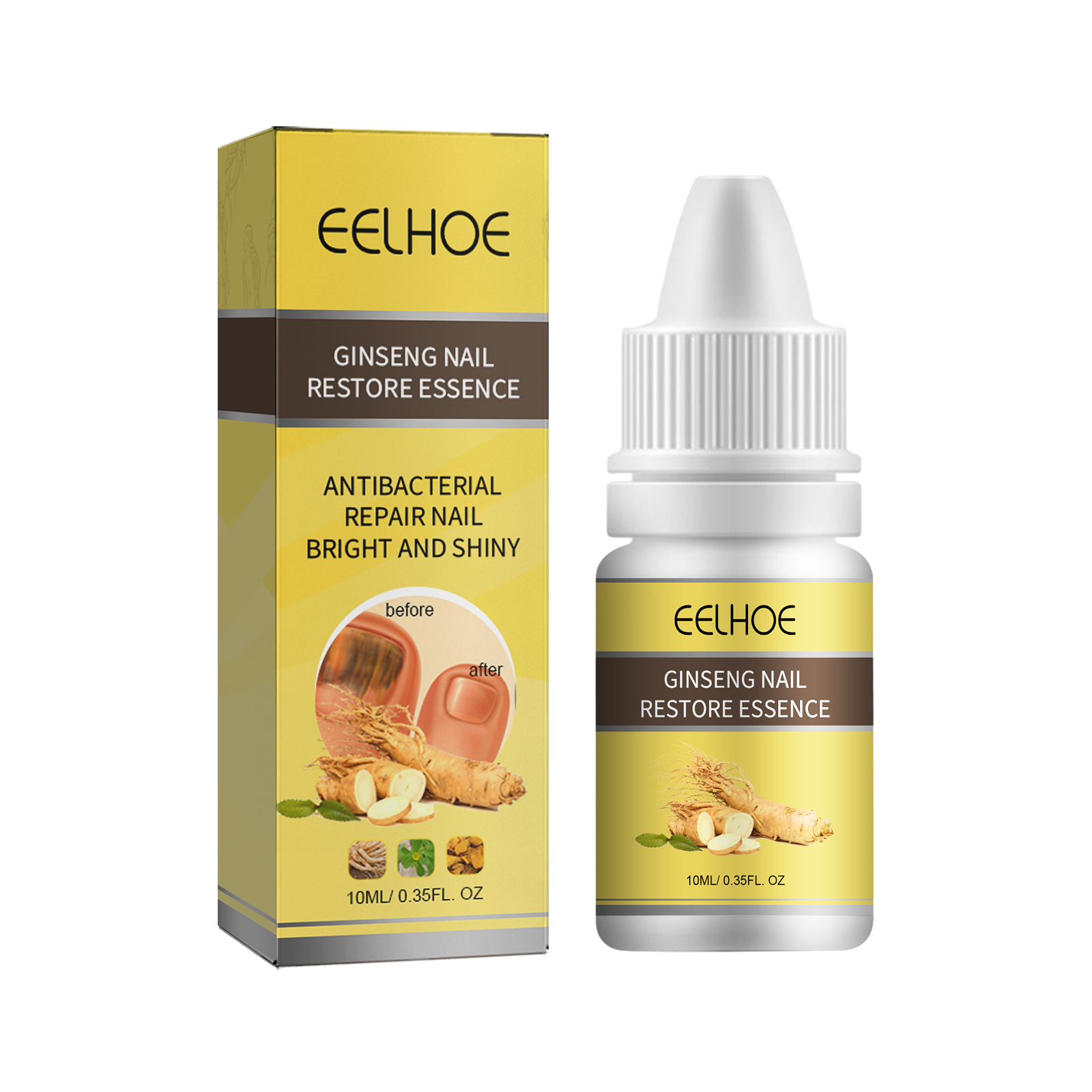 Ginseng Nail Essential Oil 10ml-box photo 1